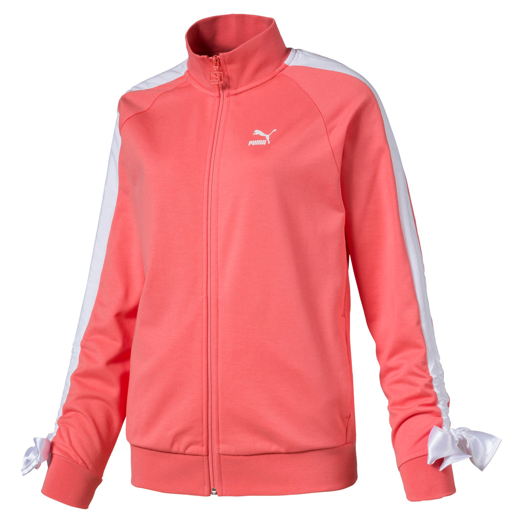 Puma Women's Bow Track Jacket Shell Pink
