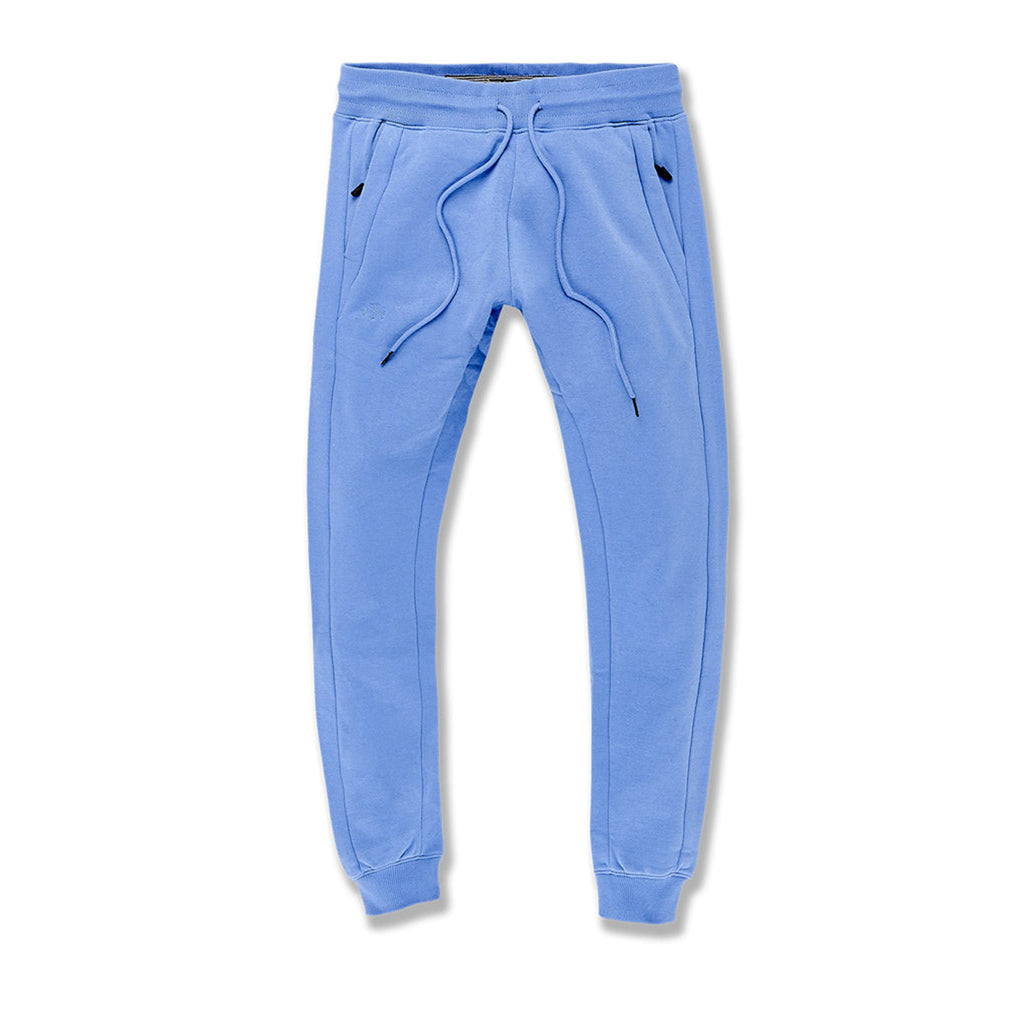 Jordan Craig Men's Uptown Modern Basic Fleece Jogger Sweatpants Slate Blue 8620-sb (Size M)