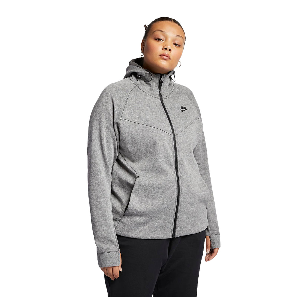Nike Sportswear Tech Fleece Full-Zip Women's Hoodie Carbon-Black