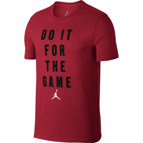 Jordan "Do It For The Game" Men's Basketball T-Shirt Red/Black