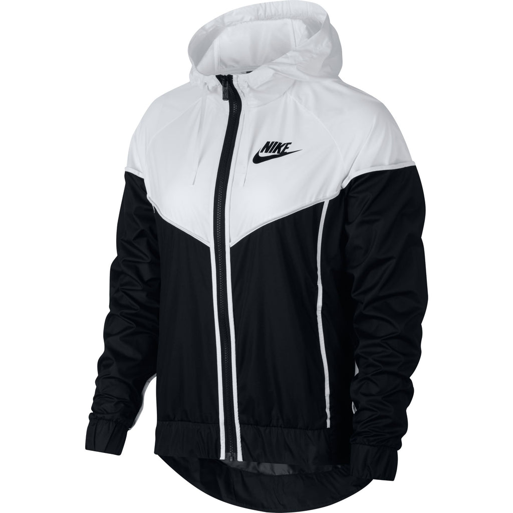 Nike windrunner white and black Clearance