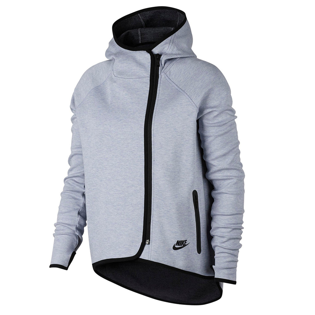 Nike Sportswear Tech Fleece Cape Women's Hoodie Light Blue-Black