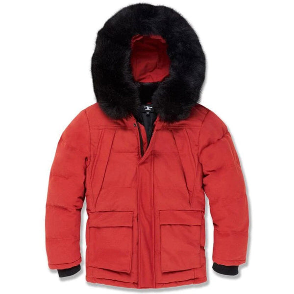 Jordan Craig Bismarck Fur Lined Parka Kids' Jacket Red
