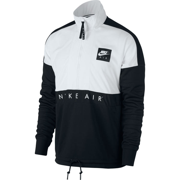 Nike Air Sportswear Pullover Half Zip Men's Jacket White-Black