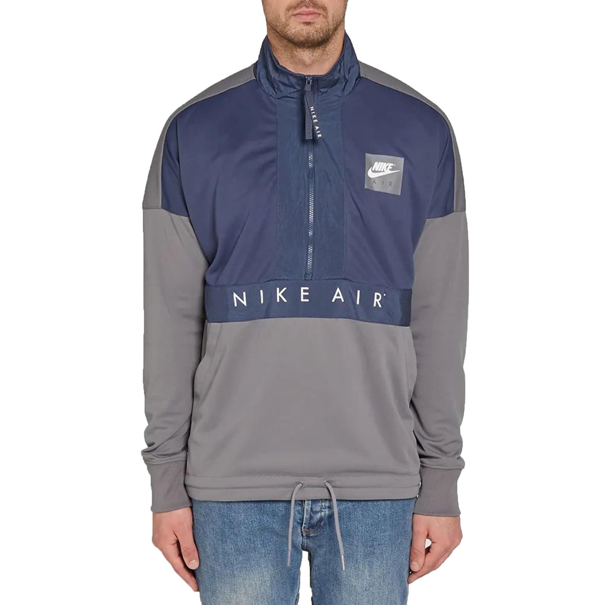 Nike Air Men's Half Zip Jacket Thunder-Gunsmoke-Obsidian