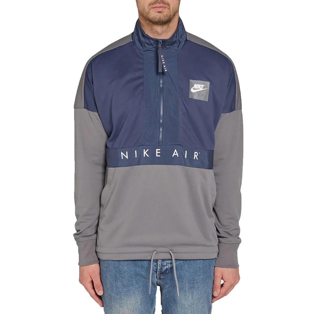 Nike Air Men's Half Zip Jacket Thunder-Gunsmoke-Obsidian