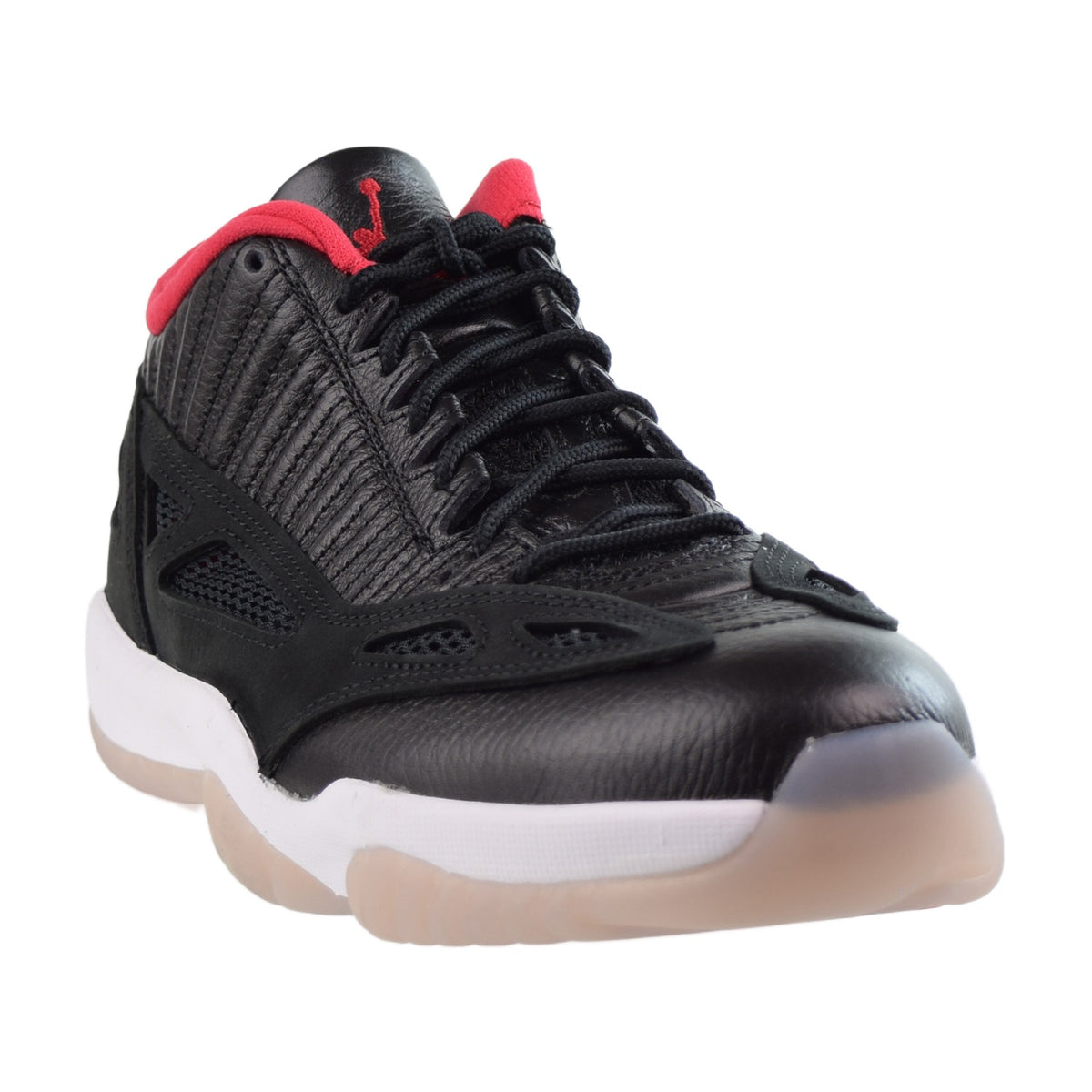 Jordan 11 Retro Low Men's Shoes Black-White-True Red