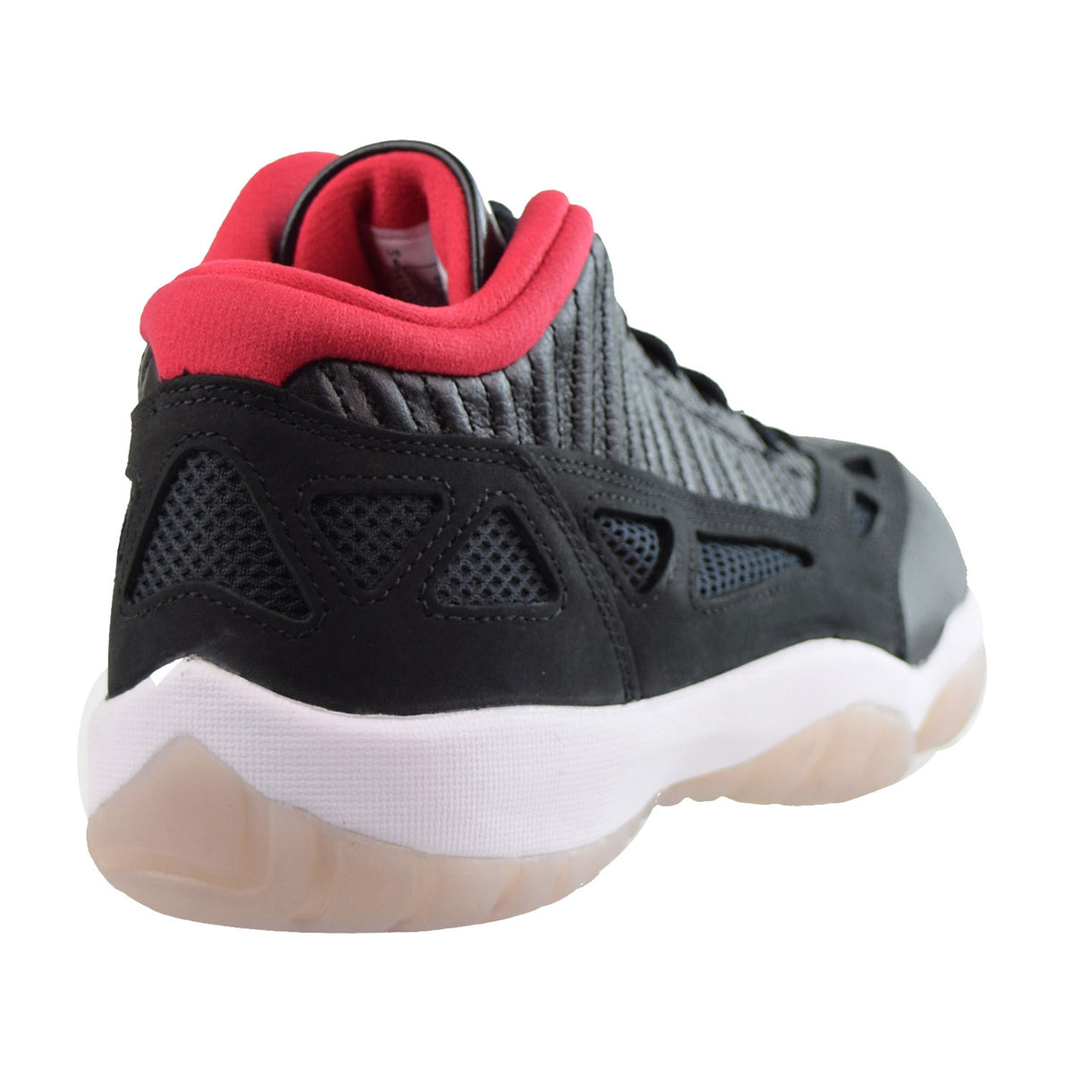 Jordan 11 Retro Low Men's Shoes Black-White-True Red