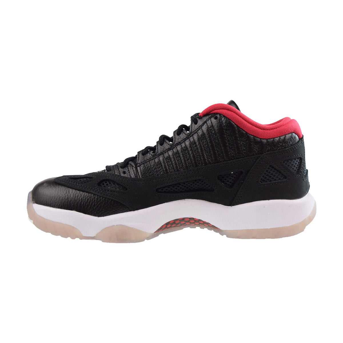 Jordan 11 Retro Low Men's Shoes Black-White-True Red