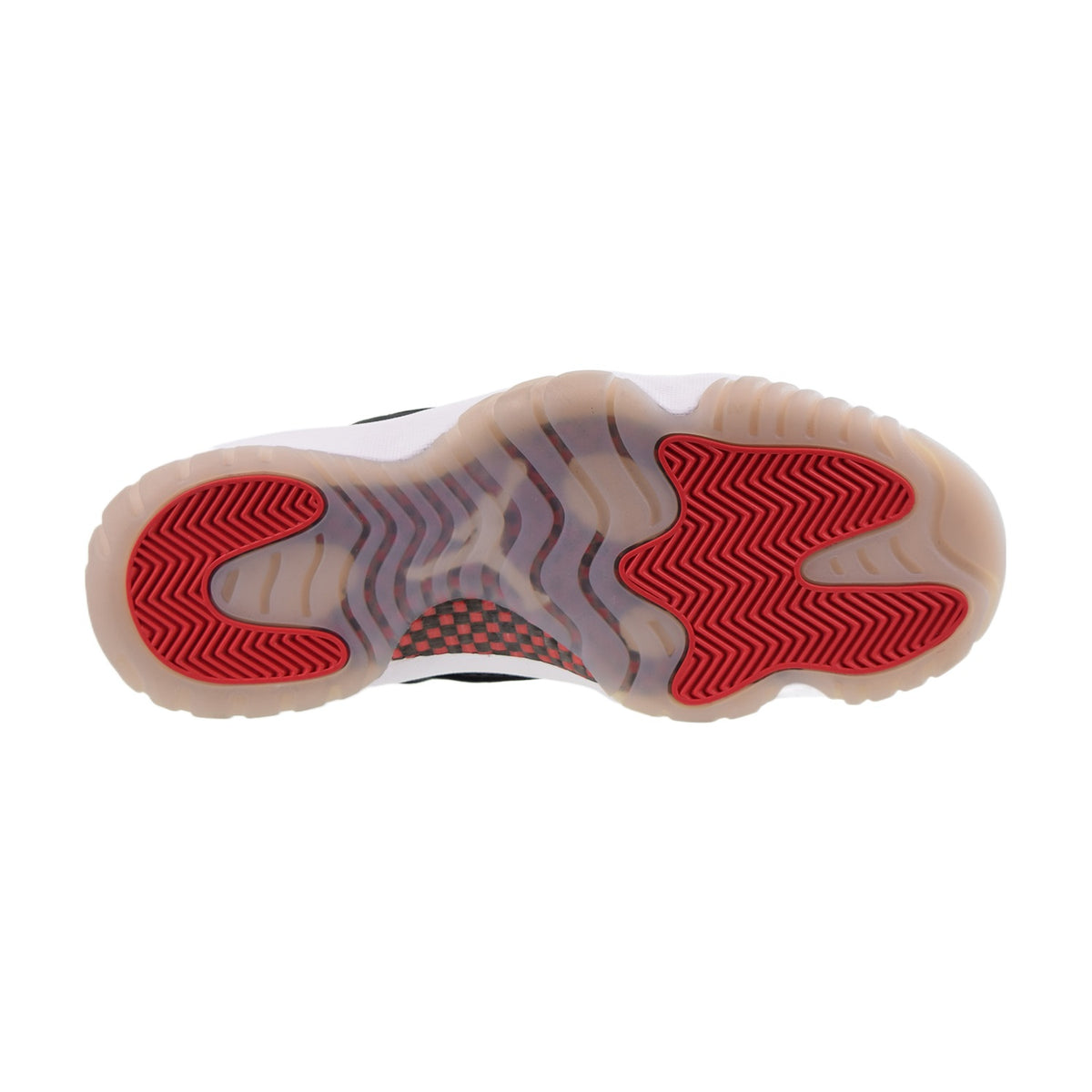 Jordan 11 Retro Low Men's Shoes Black-White-True Red