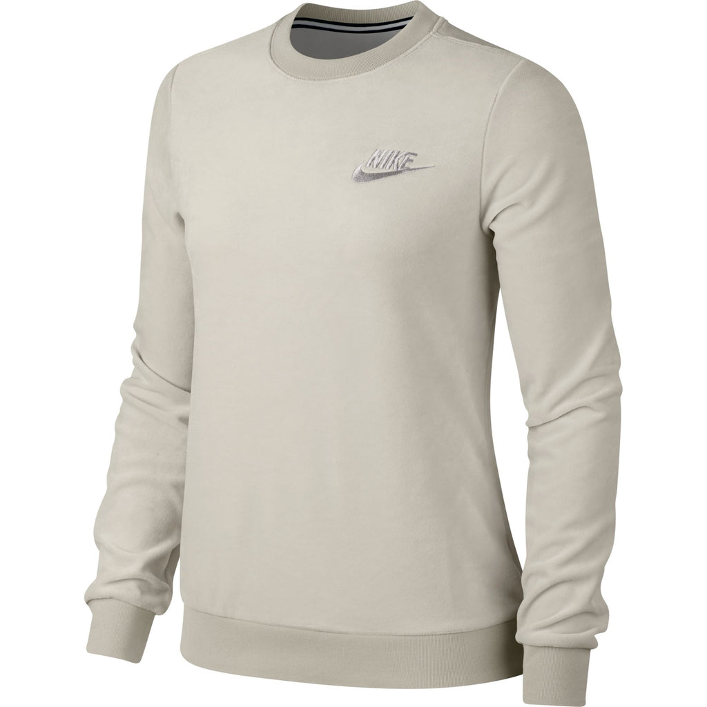 Nike Sportwear Women's Crew Shirt Oatmeal-Grey