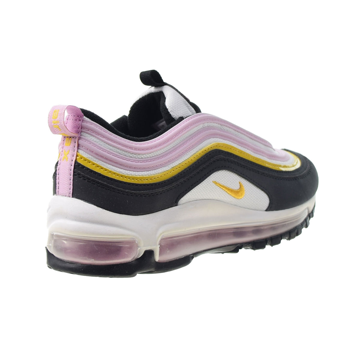 Nike Air Max 97 Big Kids' Shoes Black-Dark Sulfur