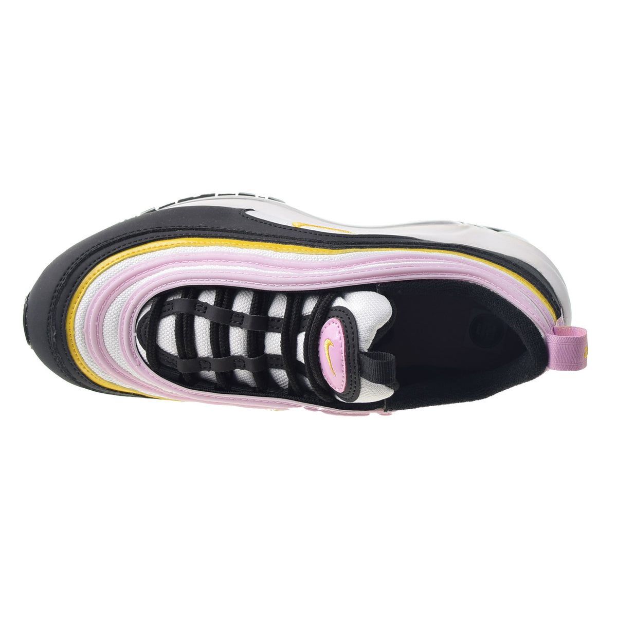 Nike Air Max 97 Big Kids' Shoes Black-Dark Sulfur