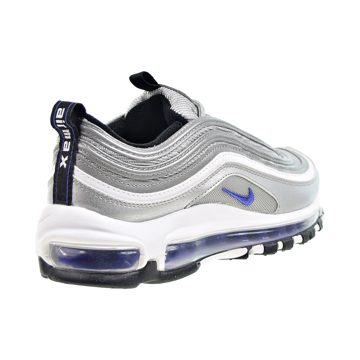 Nike Air Max 97 (GS) Big Kids' Shoes Metallic Silver-Persian Violet