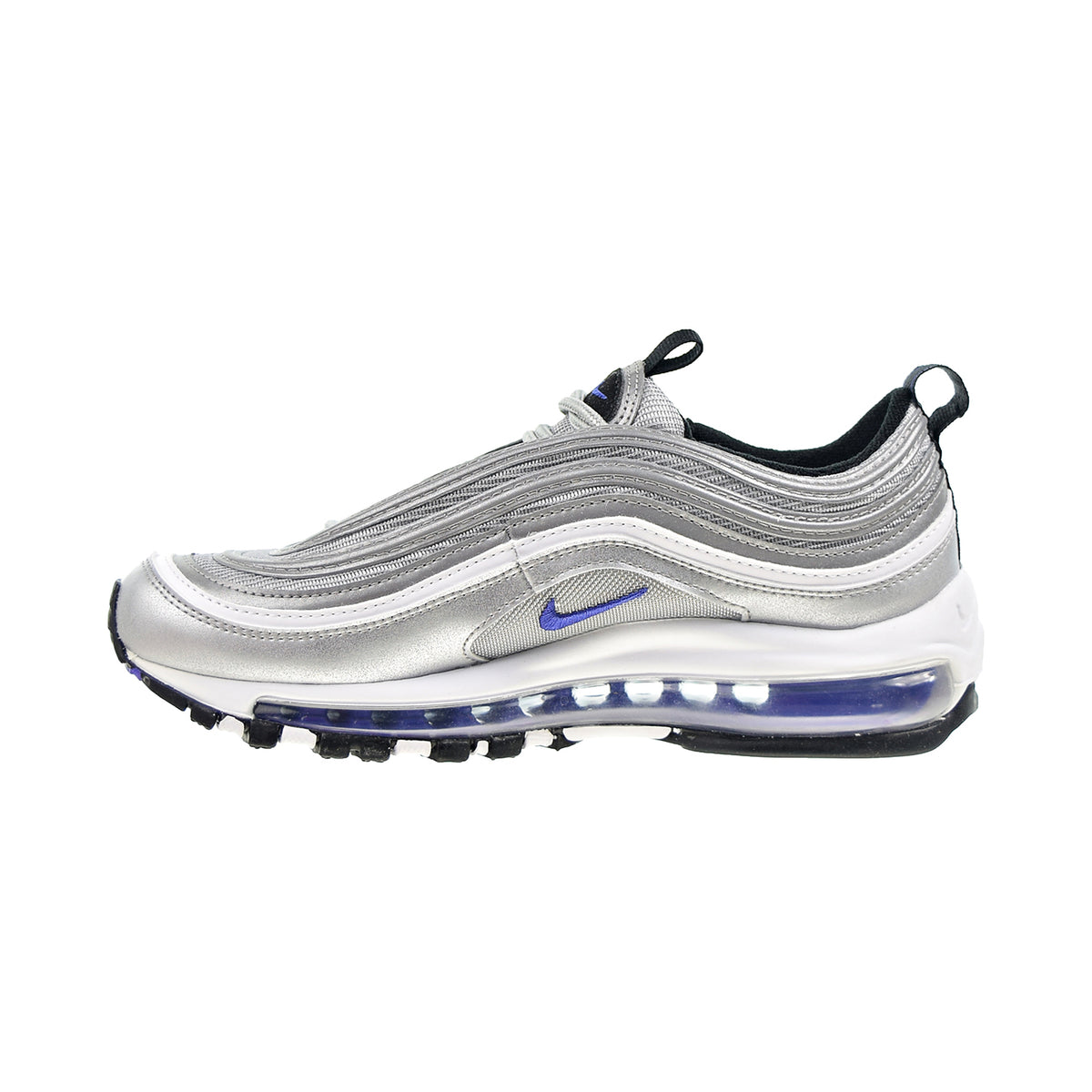 Nike Air Max 97 (GS) Big Kids' Shoes Metallic Silver-Persian Violet