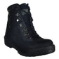 Timberland Men's 6 Inch Field Boots Outdoor Shoes Black Nubuck Rubber Sole