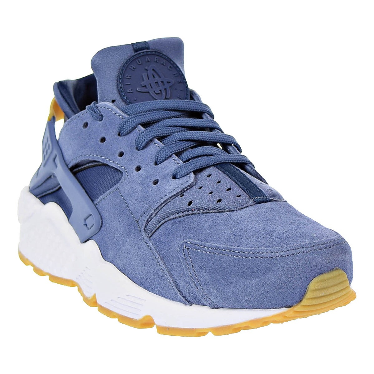 Nike Air Huarache Run Suede Womens Shoes Diffused Blue