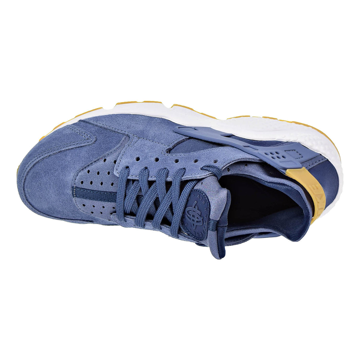 Nike Air Huarache Run Suede Womens Shoes Diffused Blue