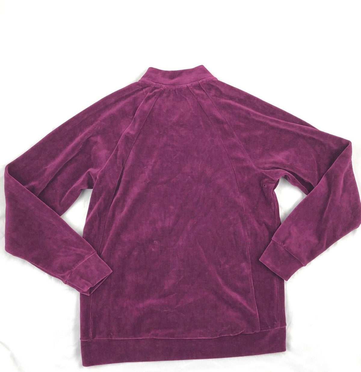 Air Jordan Velour Full Zip Men's Track Jacket Burgundy-Silver