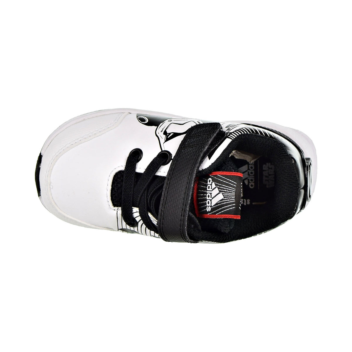 Adidas RapidaRun Star Wars Toddler Shoes Core Black/Cloud White/Scarlet