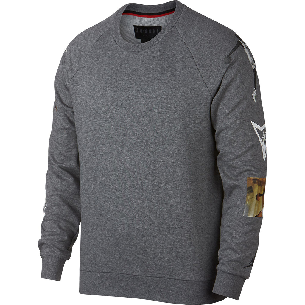 Air Jordan Jumpman Graphic Men's Crew Shirt Grey