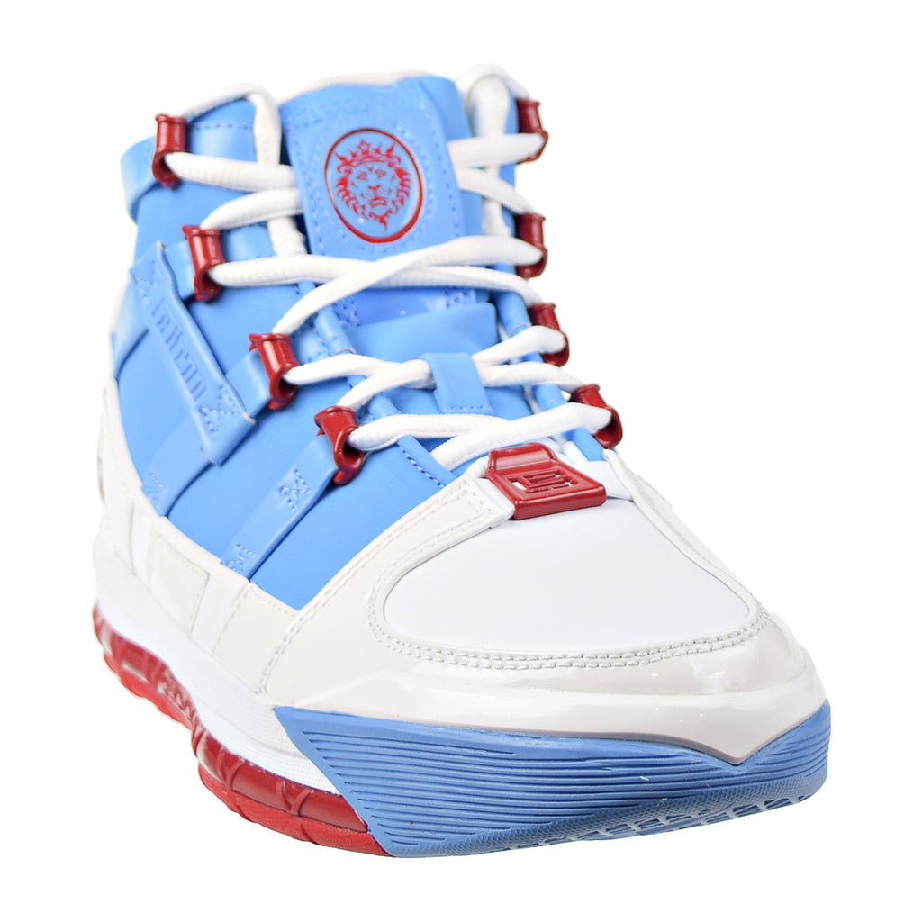 Nike Zoom Lebron III QS Houston Oilers Men's Shoes University Blue/Red  ao2434-400