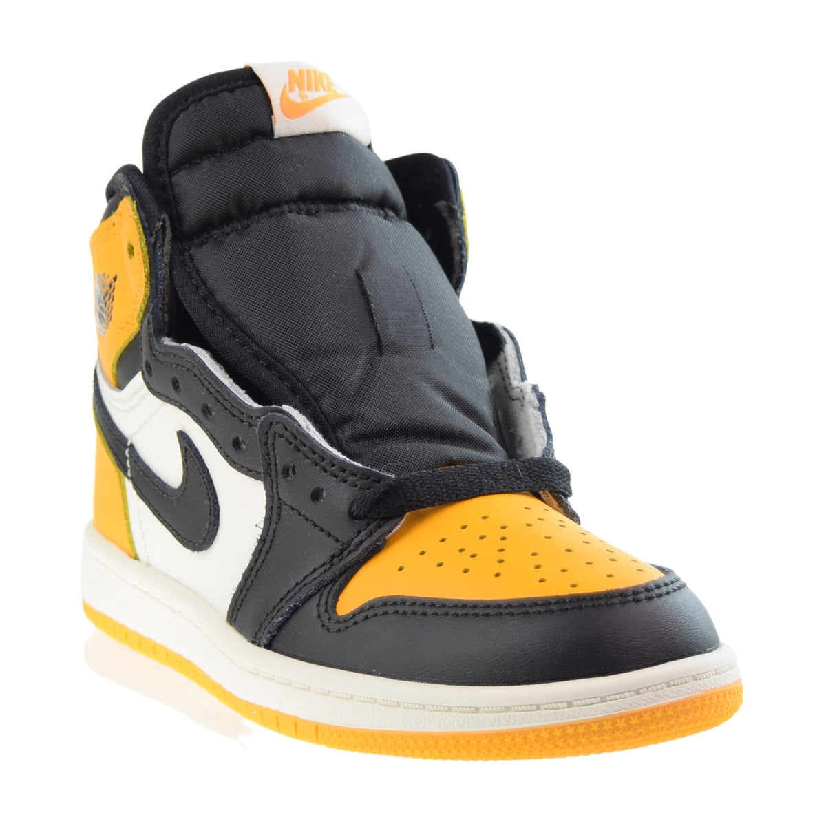 Air Jordan Retro 1 High OG (PS) Little Kids' Shoes Taxi-Black-Sail