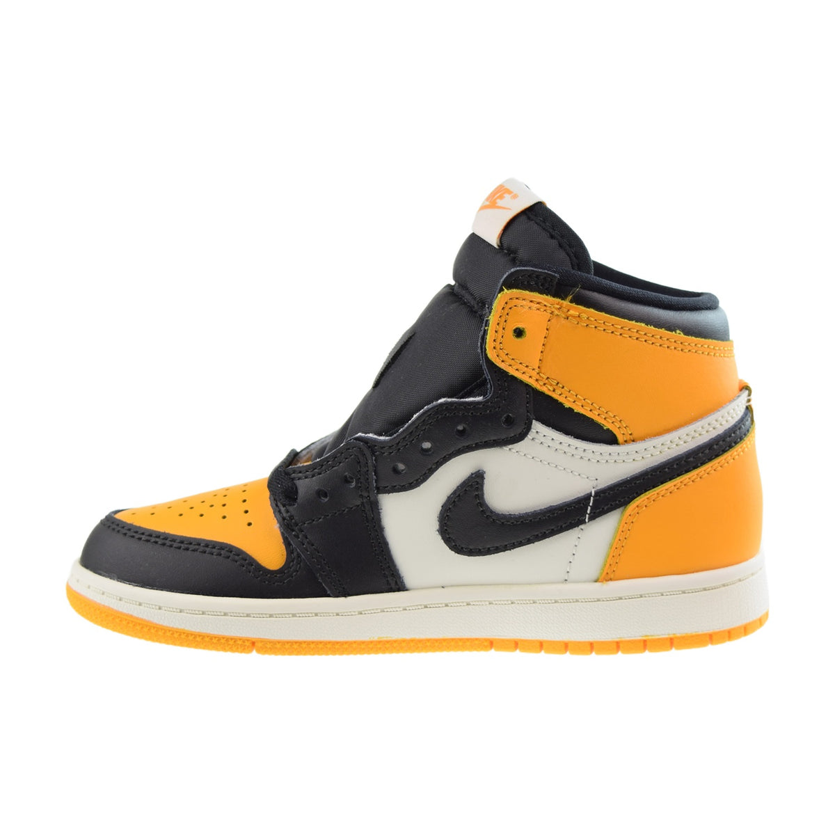 Air Jordan Retro 1 High OG (PS) Little Kids' Shoes Taxi-Black-Sail