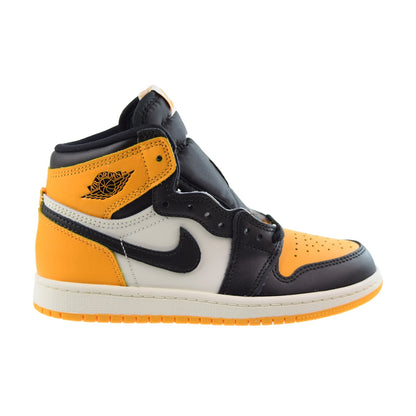 Air Jordan Retro 1 High OG (PS) Little Kids' Shoes Taxi-Black-Sail