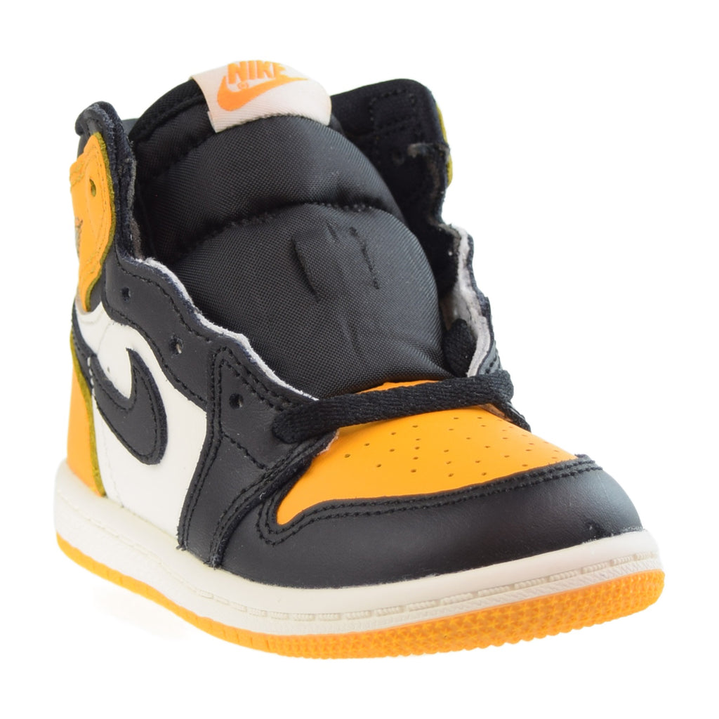 Air Jordan Retro 1 High OG (TD) Toddlers Shoes Taxi-Black-Sail