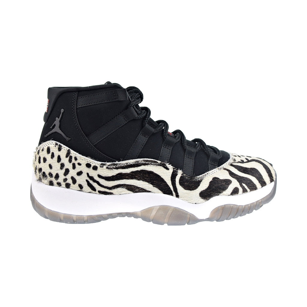 Air Jordan 11 Retro “Animal Instinct” Women's Shoes Black/Gym Red/Sail/White