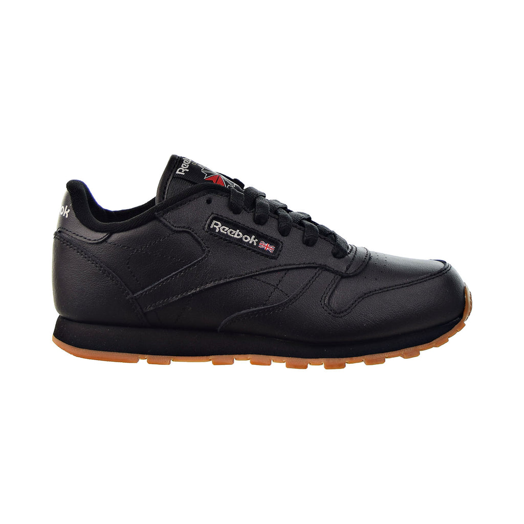 Reebok Classic Leather Big Kids' Shoes Black-Gum