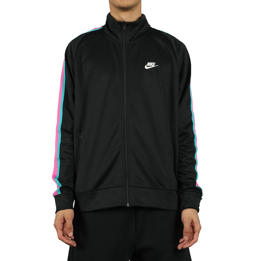 Nike Sportswear N98 Knit Warm Up Men's Jacket Black-Purple-Blue