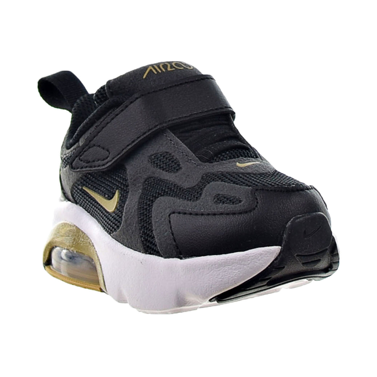 Nike Air Max 200 Toddlers' Shoes Black-Metallic Gold-Antracite