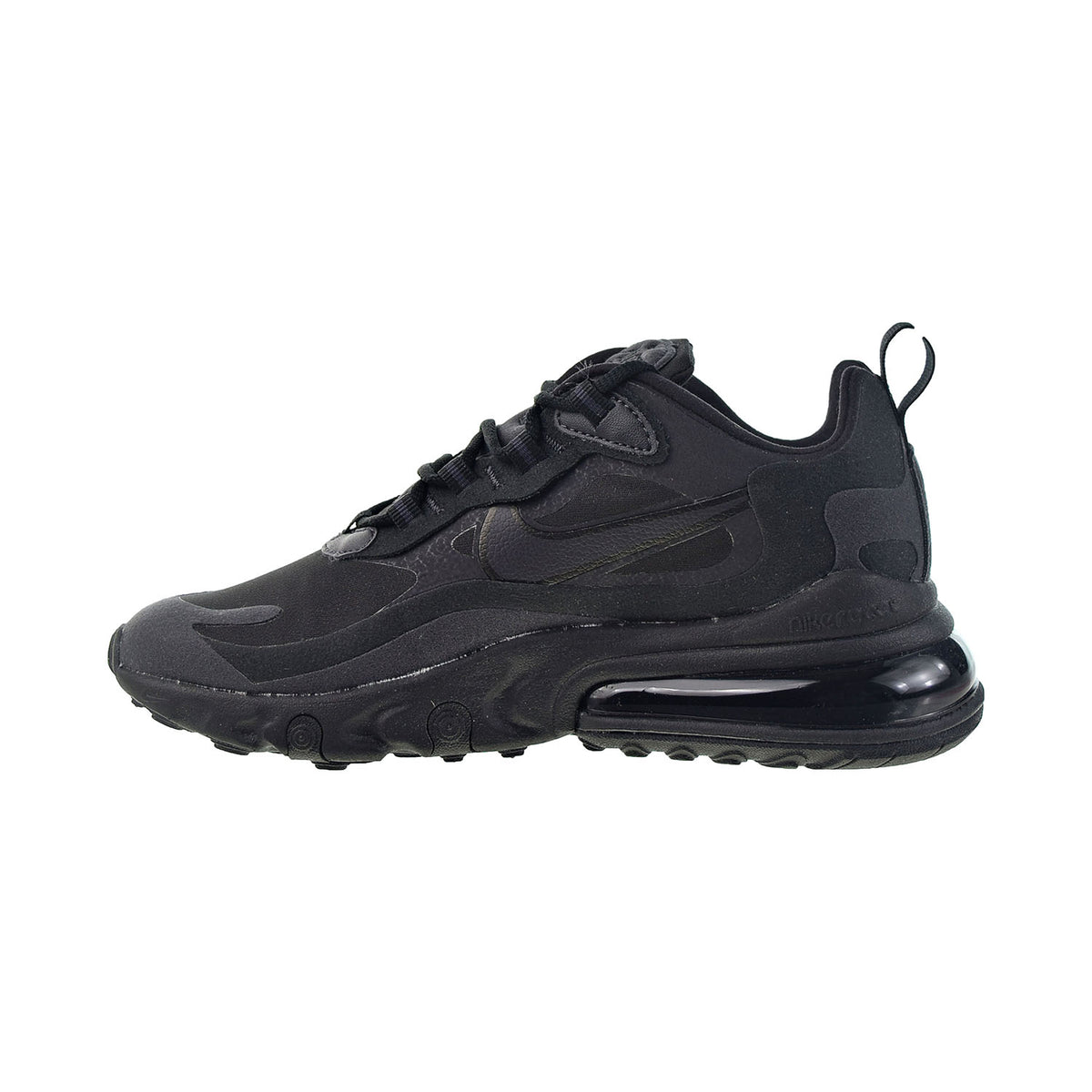 Nike Air Max 270 React "Triple Black" Women's Shoes Black-Oil Grey