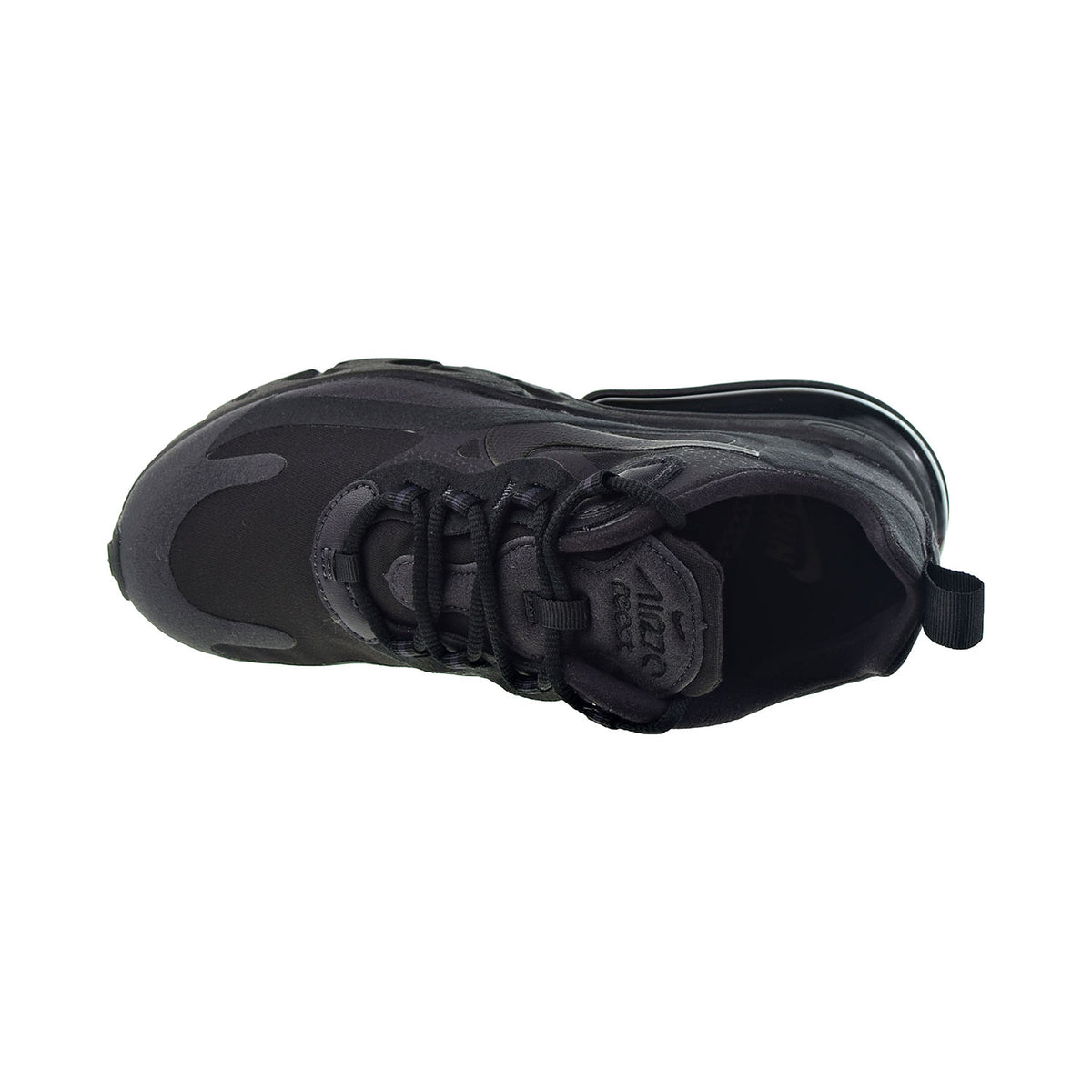 Nike Air Max 270 React "Triple Black" Women's Shoes Black-Oil Grey