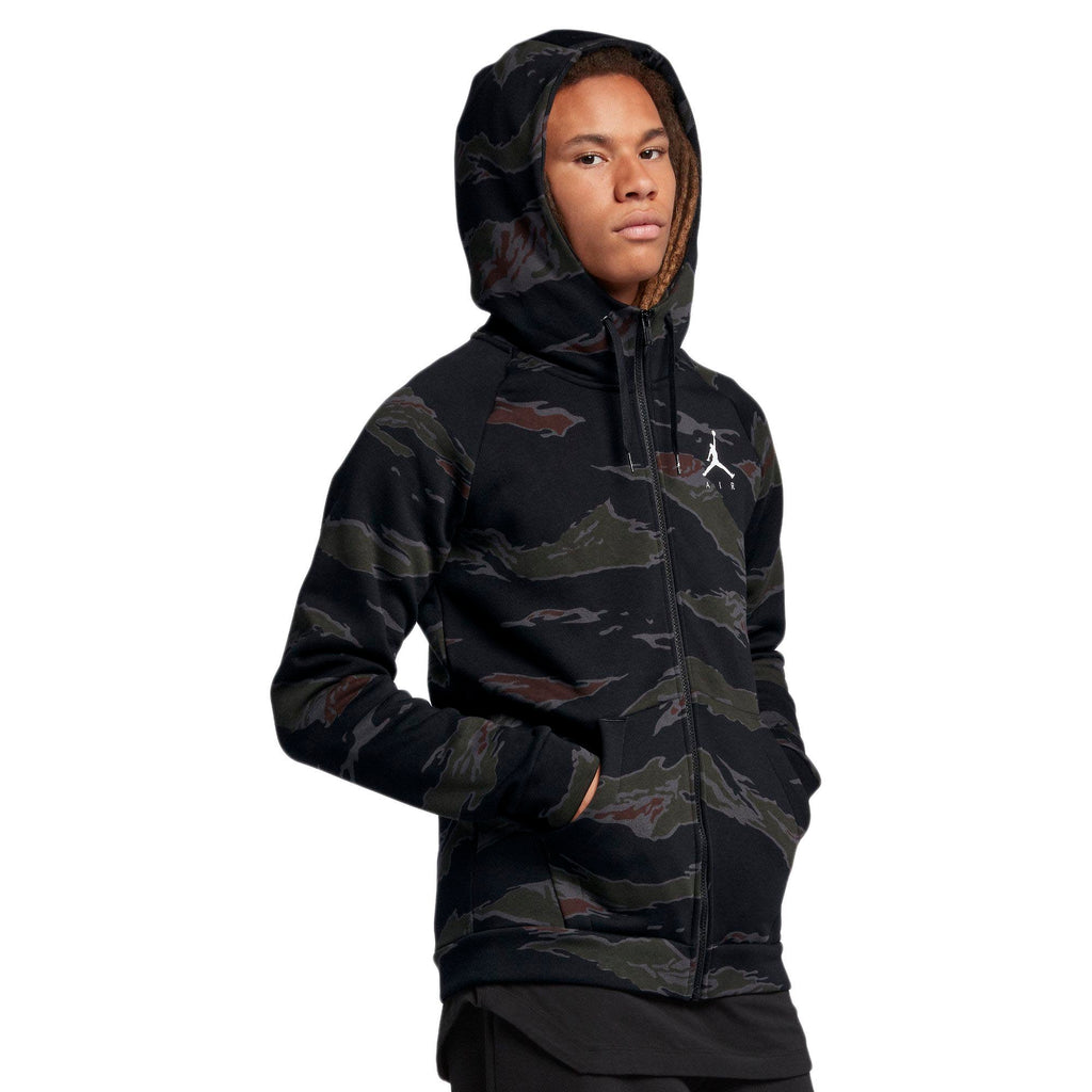 Jordan Jumpman Full Zip Men's Hoodie Black-Camouflage