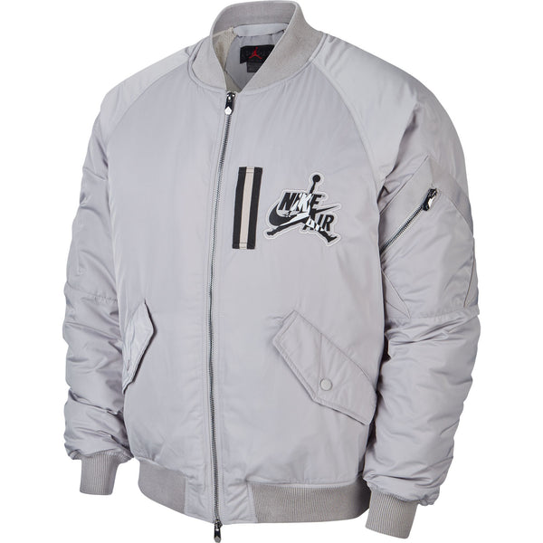 Nike Air Jordan Ma-1 Wings Men's Bomber Jacket Grey