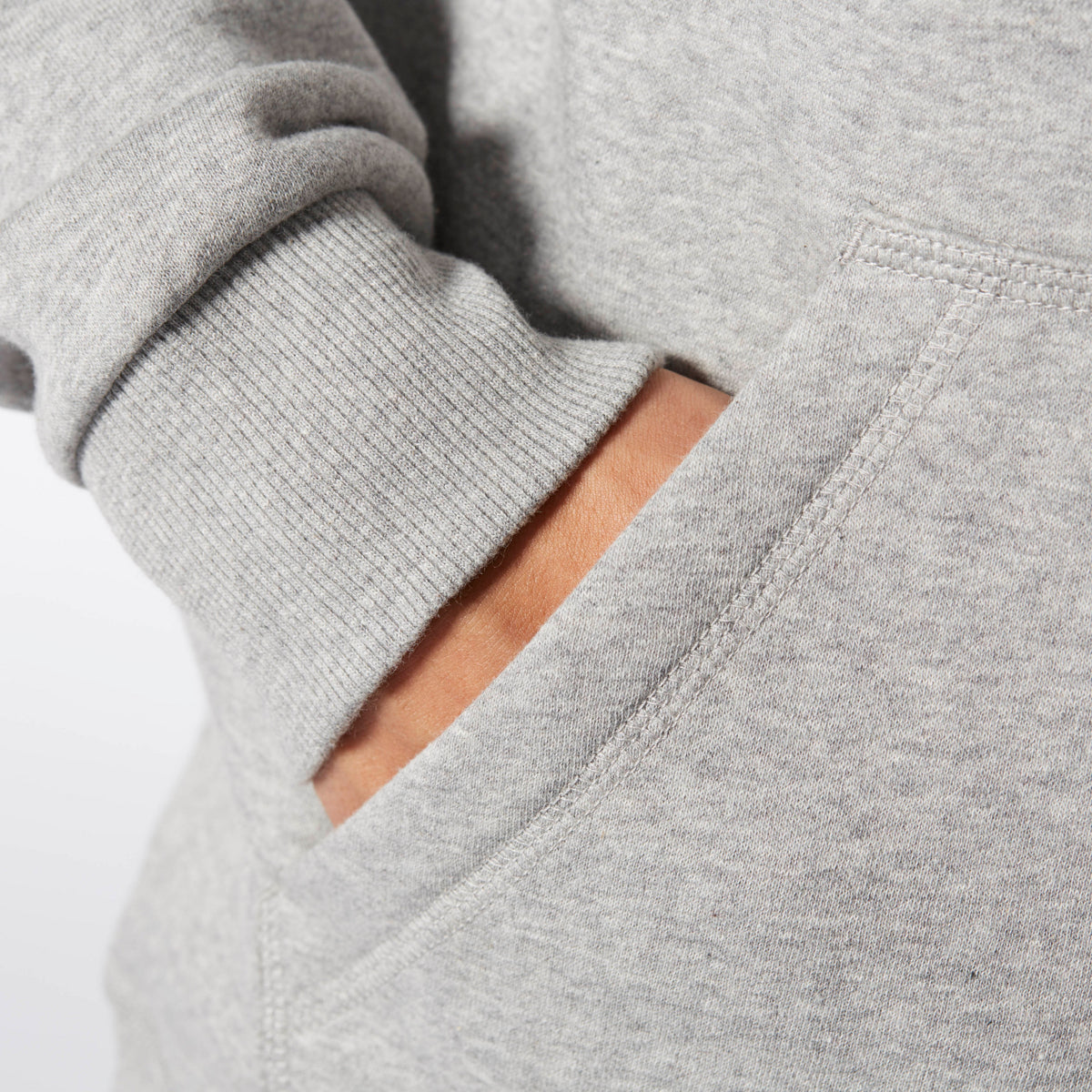 Adidas Originals Trefoil Men's Pull Over Hoodie Medium Grey Heather/White