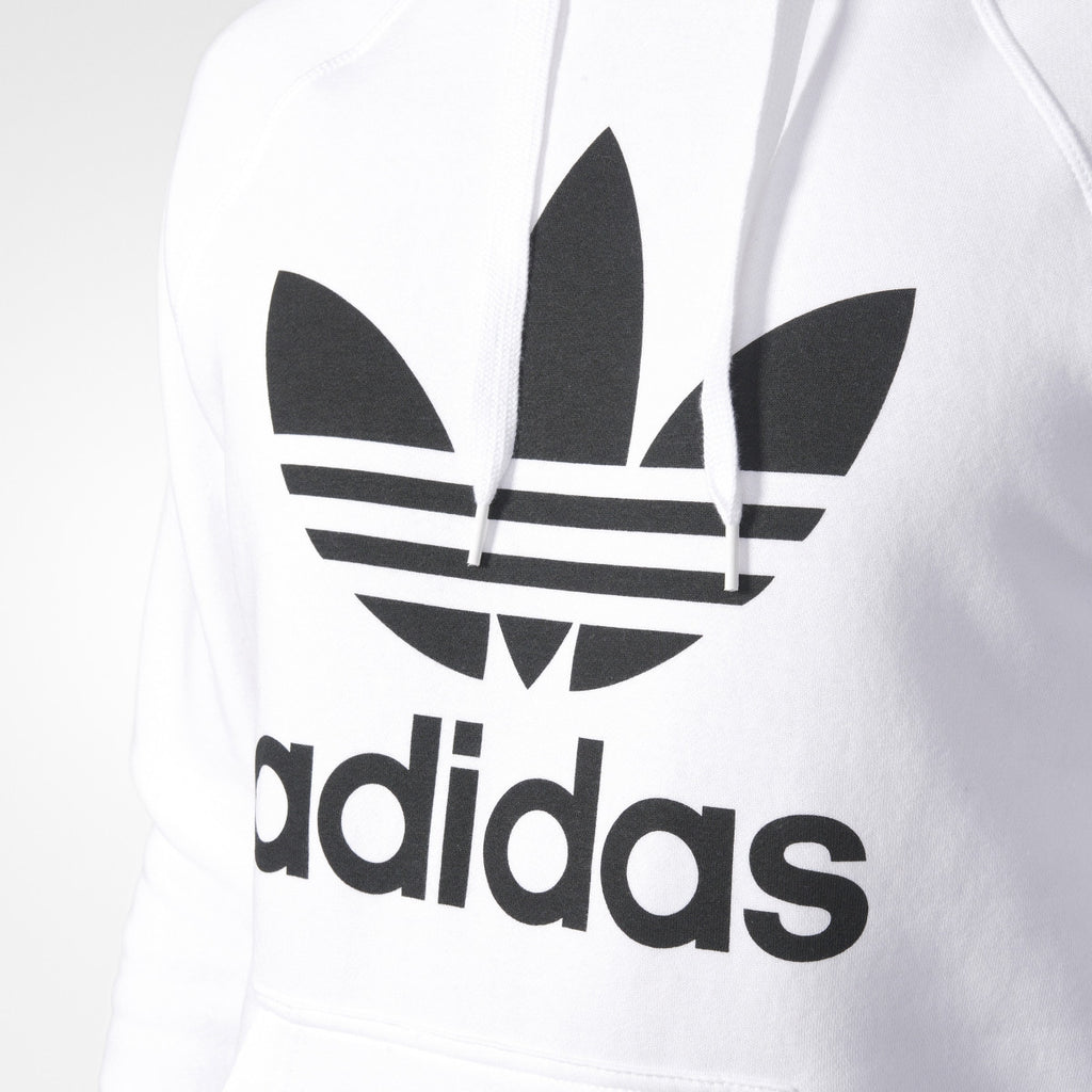 Adidas Originals Men\'s Longsleeve Trefoil White/Black Hoodie