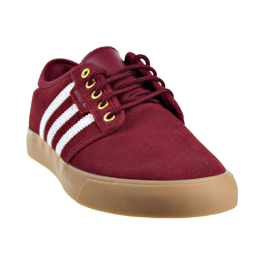 Adidas seeley burgundy & gum mens shoes Clearance