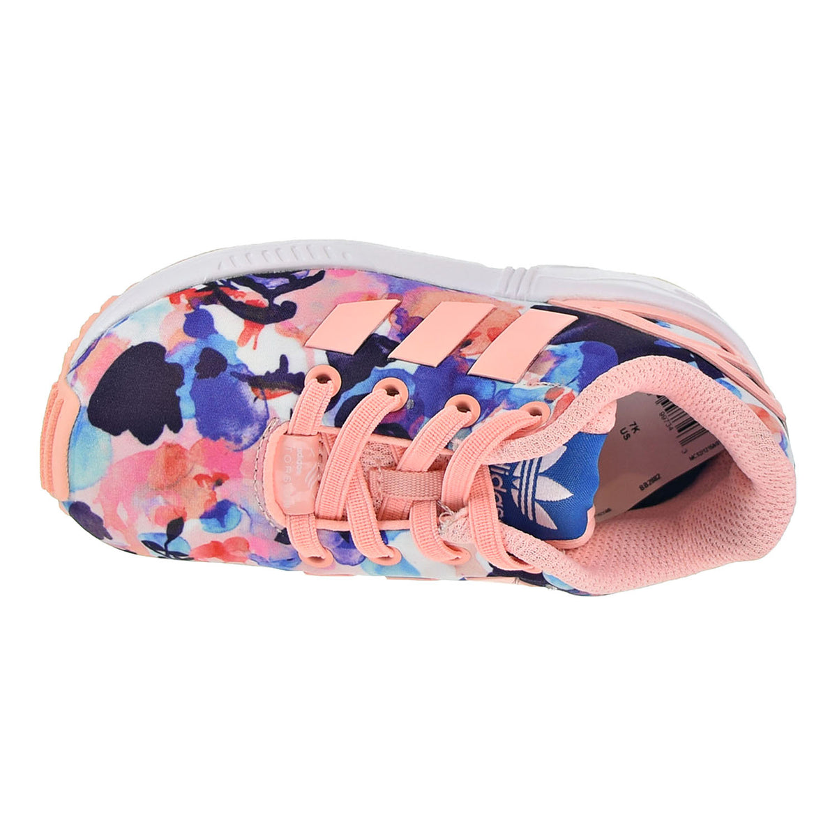 Adidas ZX Flux EL Toddler's Shoes Hazcor/White
