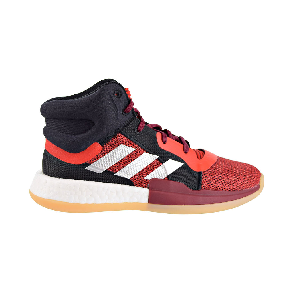 Adidas Marquee Boost Big Kids Shoes Collegiate Burgundy/Cloud White/Active Red