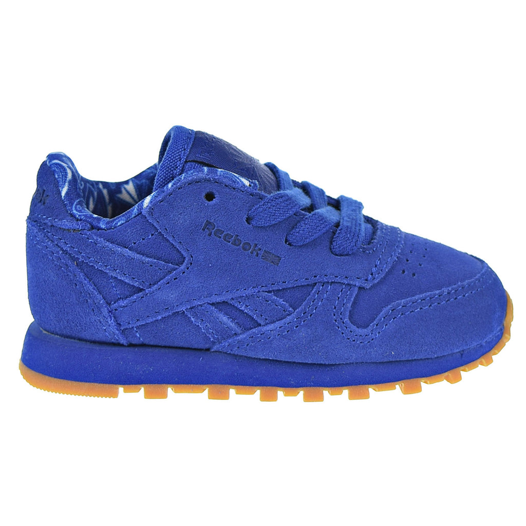 Reebok CL Leather TD Toddler Shoes Collegiate Royal/White