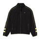Lacoste Contrast Detail Water Resistant Zipped Taffeta Men's Jacket Black-Yellow