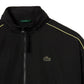 Lacoste Contrast Detail Water Resistant Zipped Taffeta Men's Jacket Black-Yellow