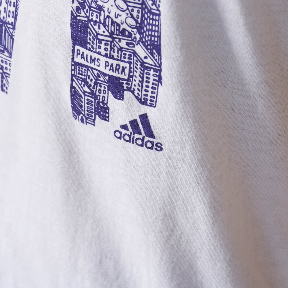 Adidas Originals Los Angeles Men's Training T-Shirt White/Sunshine/Purple