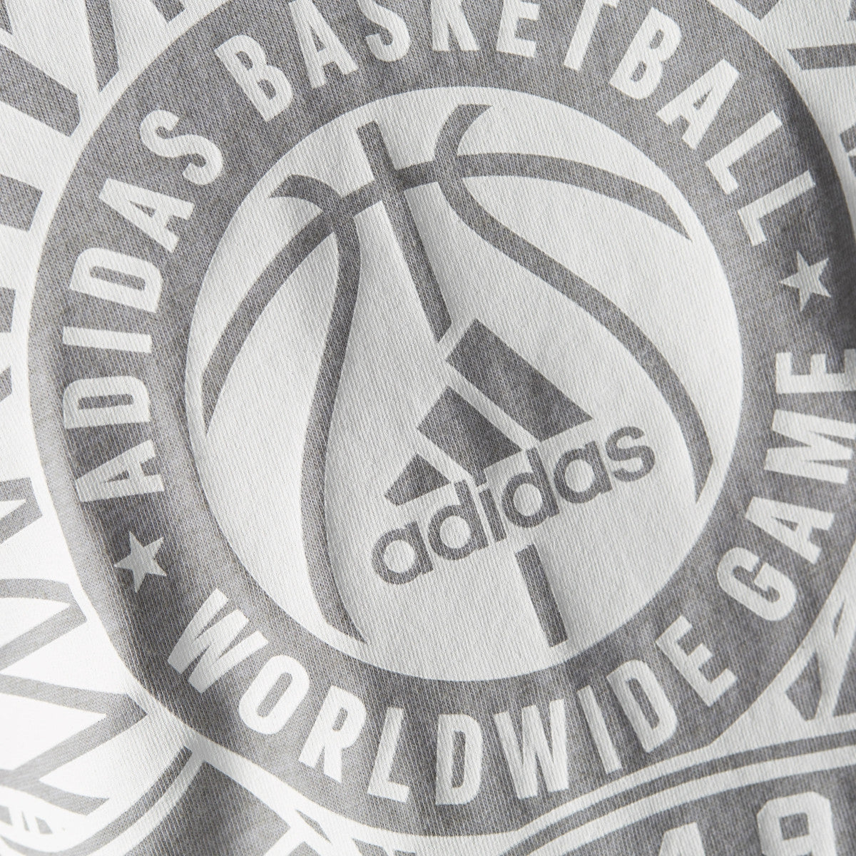Adidas Originals Global Game Men's Short Sleeve T-Shirt Grey/White