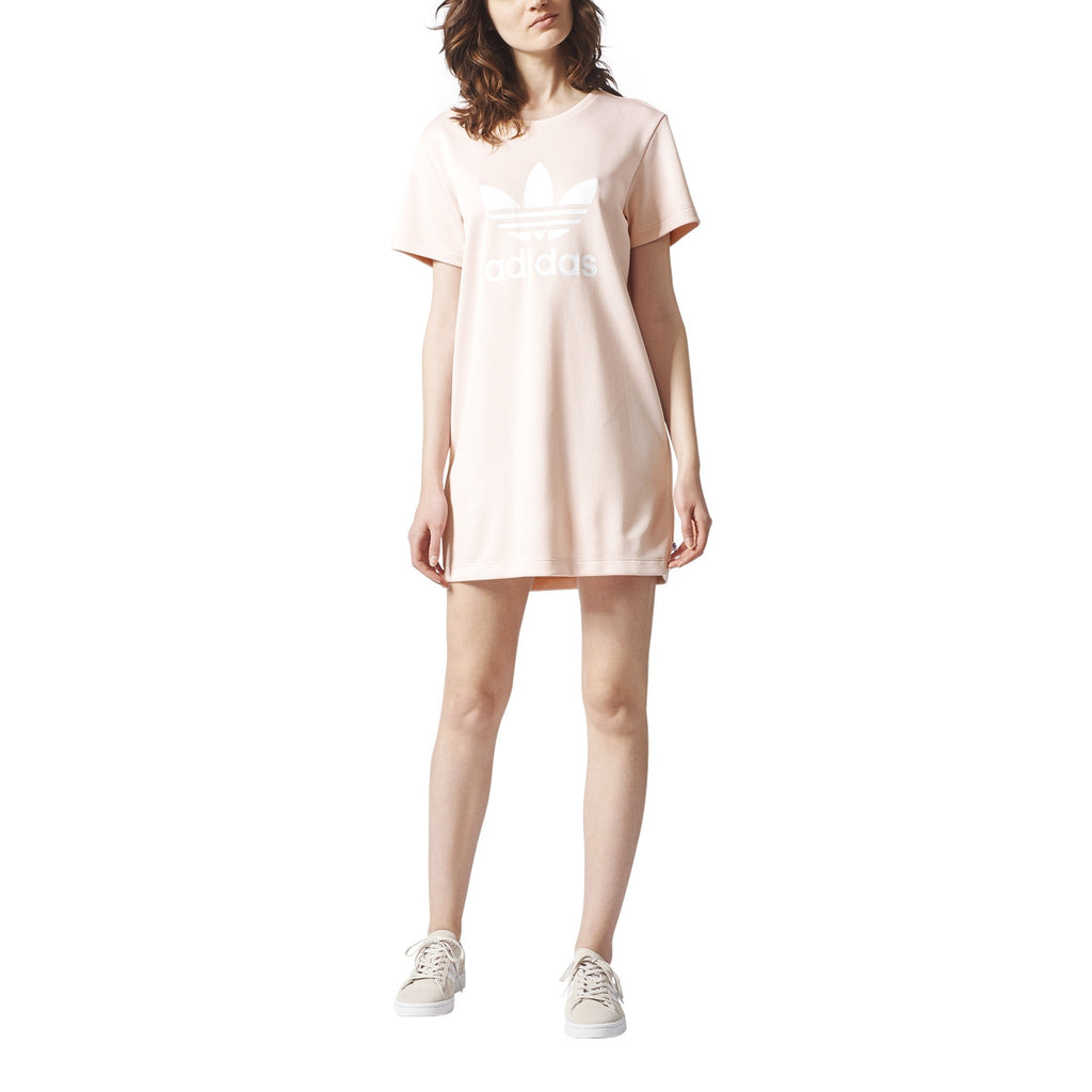 Adidas Originals Women's Tee Dress Icey Pink/White