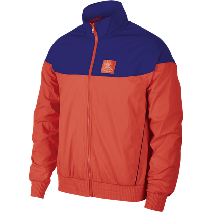 Air Jordan Men's Tinker Legacy Windbreaker Jacket Ember Glow-Light Concord